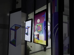 65 Inch High Brightness Double Side LCD Display 2500nits Cahaya Matahari Dapat Dibaca