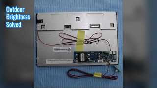 Panel LCD Luar Ruangan Kecerahan Tinggi 10,1 Inci