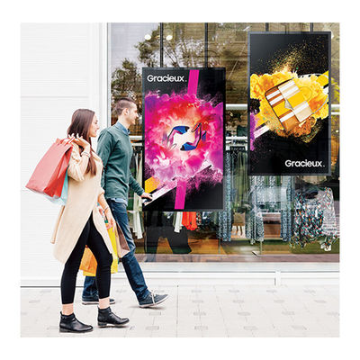 43 Inch High Brightness Window Lcd Display Modul Iklan Toko