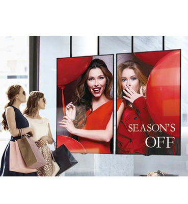 55 Inch Window Lcd Display Layar Sentuh Etalase Toko Tampilan Jendela