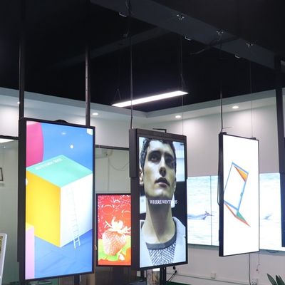 Layar Lcd Bezel Tipis Sempit 49 Inch Lcd Window Monitor Pendinginan Tenang