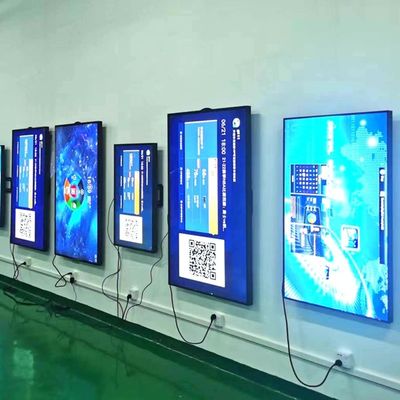 86 Inch Etalase Jendela Lcd Display Penggantian Indoor 3500nits Uhd Shop