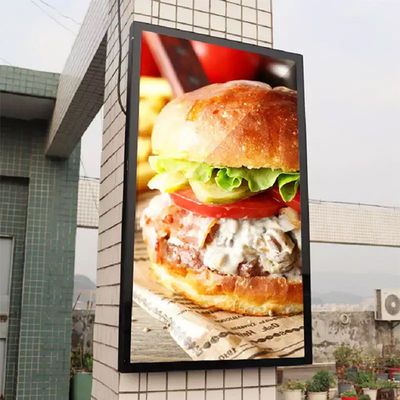 65 inci Totem Lcd Panel Layar Lcd Luar Ruangan 3000nits Ultra HD