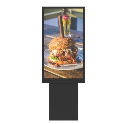 Papan Menu Digital Luar Ruang IP65 49 inci Mcdonald Media Player 3000nits