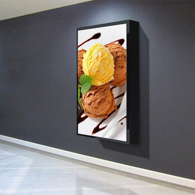 43 Inch High Bright Window LCD Display Wall Mount Window Menghadap Layar Komersial