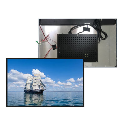 1000 Nits Lcd Open Monitor Panel Sentuh Industri Tft Tampilan Iklan