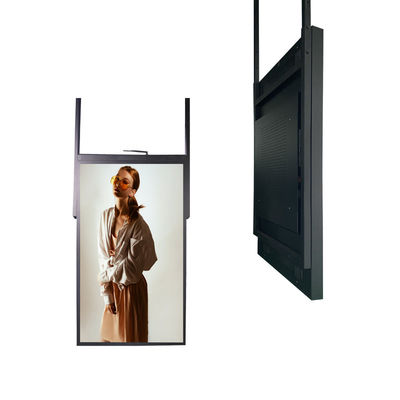 FHD Digital Freestanding Display Ukuran Custom Lokasi Jendela Dan Menghadap Ke Luar