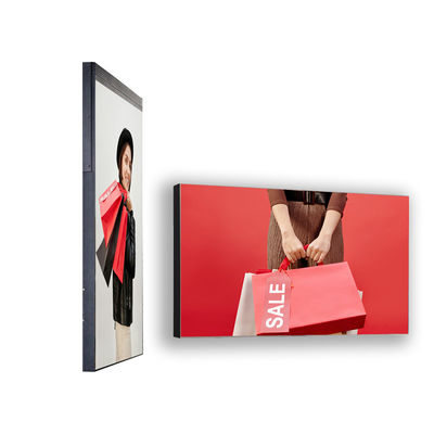 OEM Indoor 75inch 2500cd/m2 High Light LCD Digital Signage Untuk Penampilan Jendela Ritel