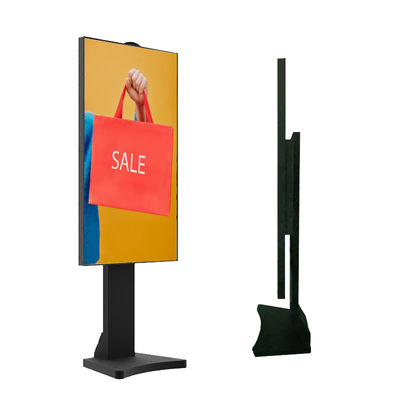 55 inci lantai berdiri luar digital signage iklan LCD display