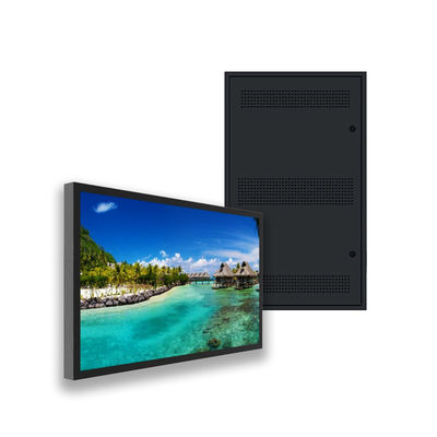 Outdoor Waterproof Fast Food Drive Melalui Papan Menu Iklan LCD Digital Signage