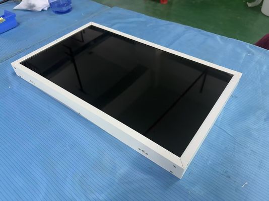 Layar jendela sisi gantung tunggal 21,5 inci FHD 2000nits untuk toko restoran